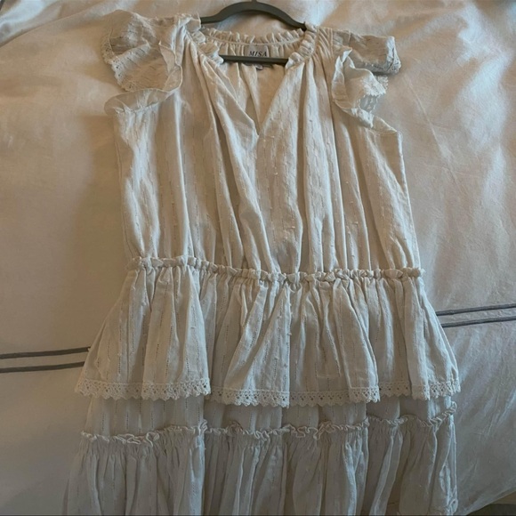 MISA Los Angeles Lilian Dress in White Size MEDIUM - Picture 2 of 8